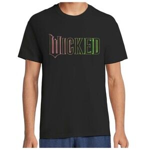 Wicked Movie Men's Graphic T-shirt Short Sleeve Size L NEW